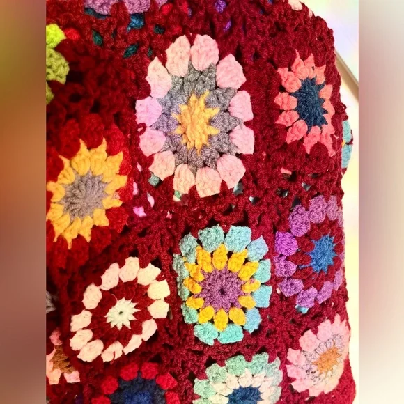 Colorful Crochet Scarf - Picture 10 of 16